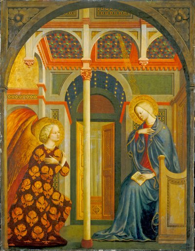 The Annunciation by Tommaso Masolino da Panicale